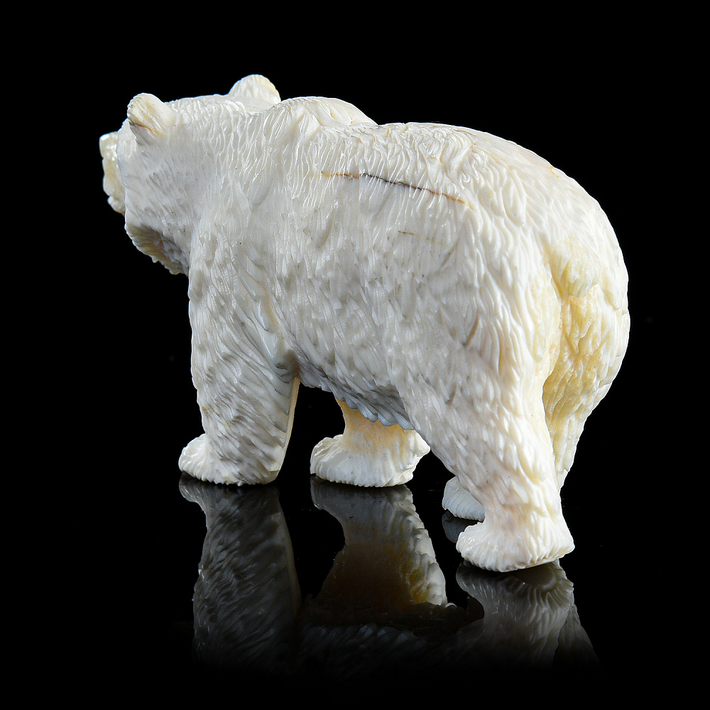 Скульптура из кости «Медведь» - интернет магазин Русь Велика я фото 3