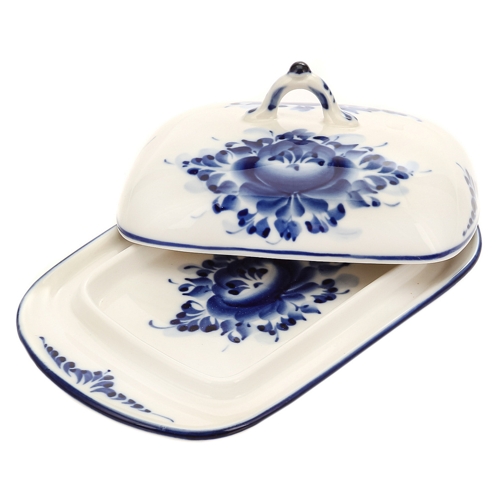 Масленка «Классическая». Гжель - интернет магазин Русь Велика я фото 2