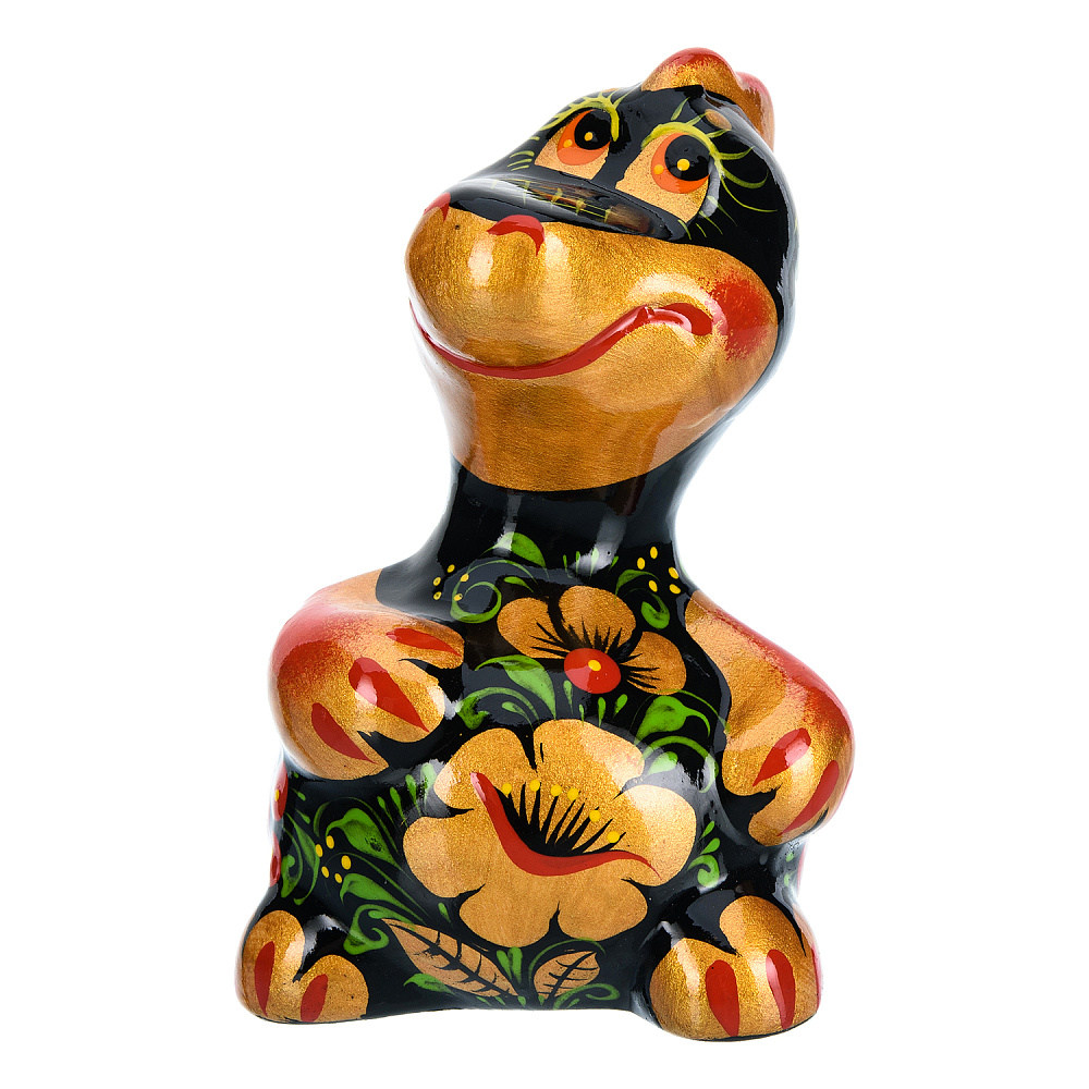 Фарфоровая статуэтка «Дракон улыбчивый». Хохлома - интернет магазин Русь Велика я фото 1