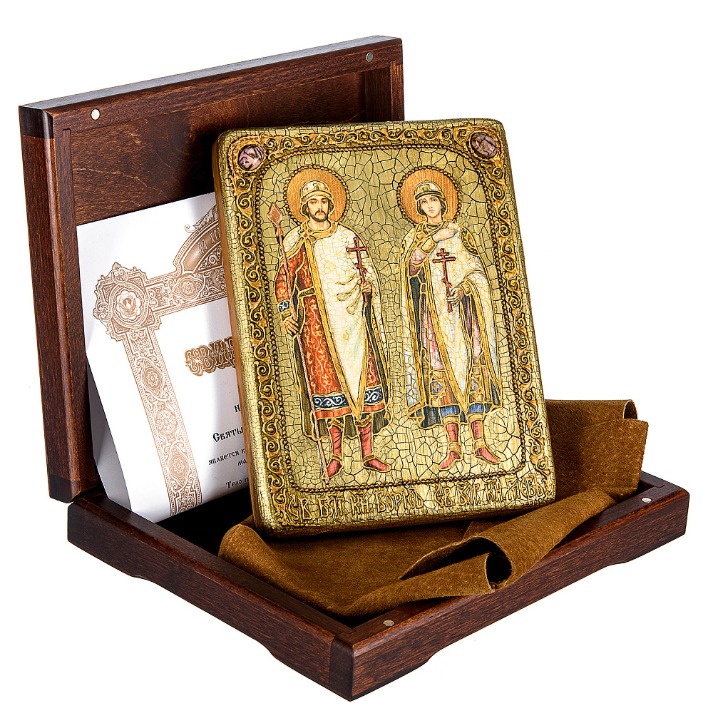 Икона «Святой благоверный князь Борис» 15 х 20 см - интернет магазин Русь Велика я фото 1