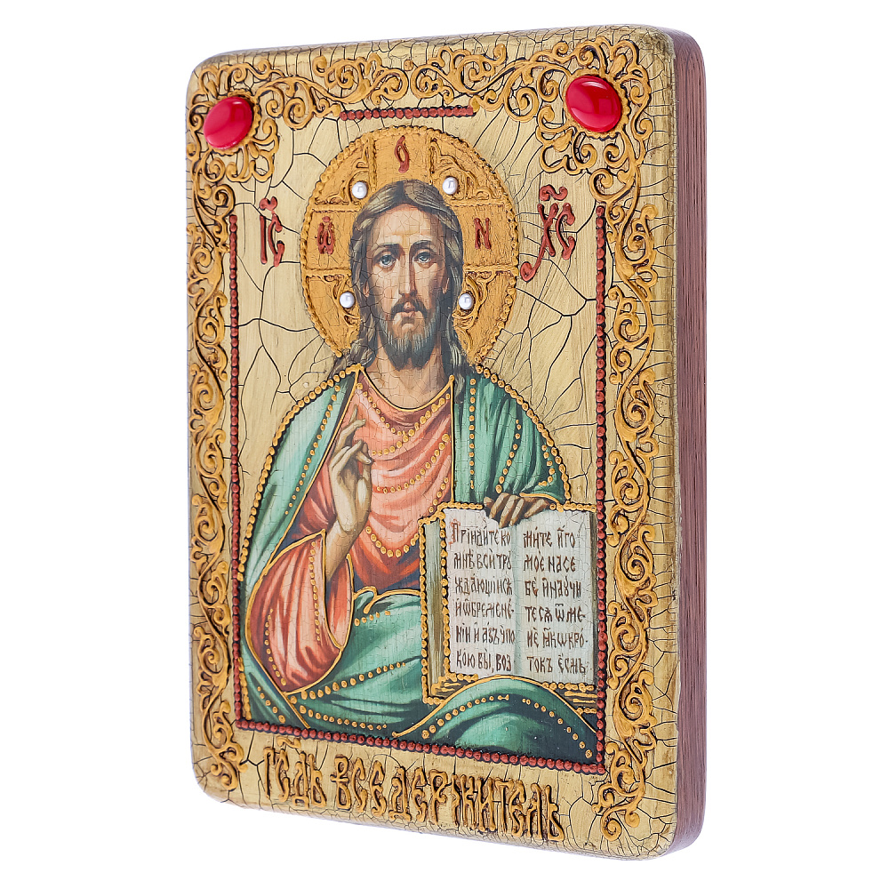 Венчальная пара икон «Божья Матерь Казанская и Вседержитель» - интернет магазин Русь Велика я фото 4