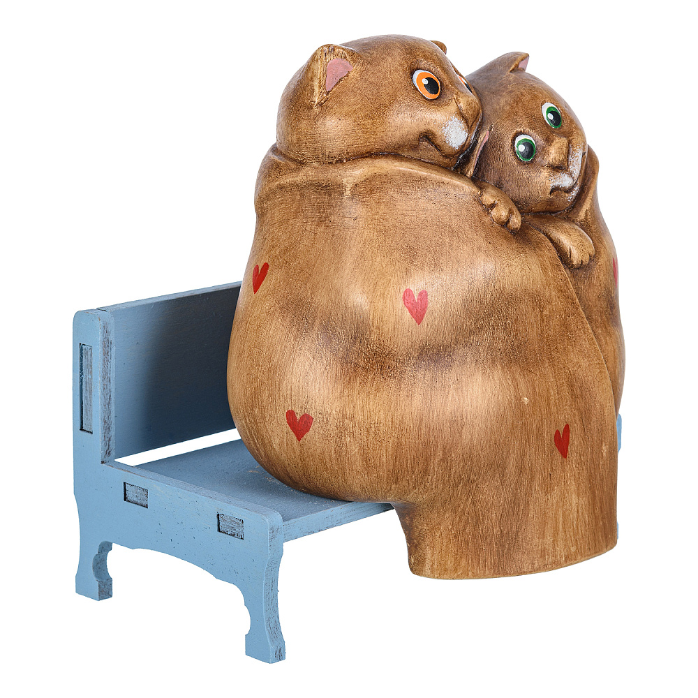 Статуэтка «Коты - любовь греет» - интернет магазин Русь Велика я фото 1