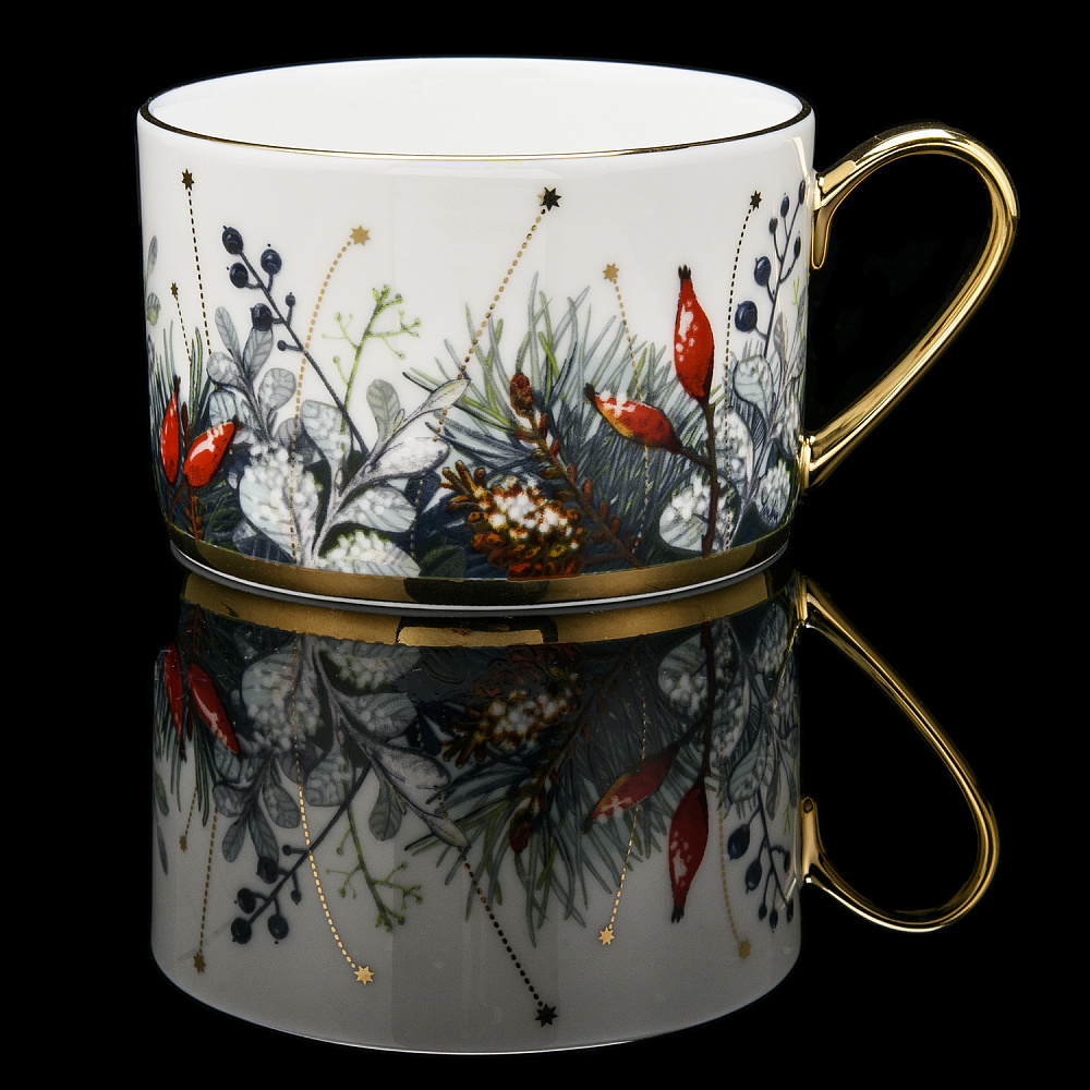 Чайная пара 250 мл «Календа». Форма «Идиллия». ИФЗ - интернет магазин Русь Велика я фото 2