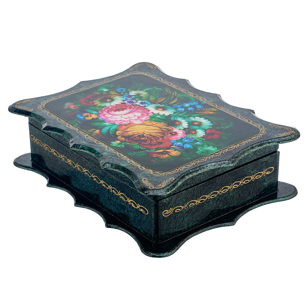 Шкатулка «Цветочные мотивы» - интернет магазин Русь Велика я фото 1