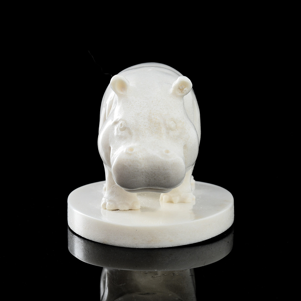 Скульптура из кости «Бегемот» - интернет магазин Русь Велика я фото 3