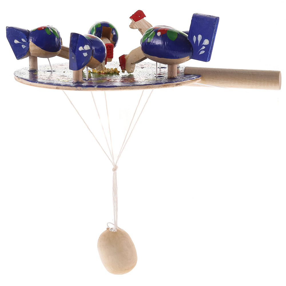 Деревянная игрушка «Курочки клюют зерно» - интернет магазин Русь Велика я фото 3