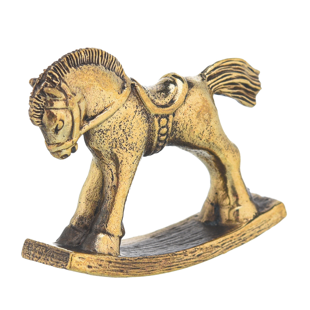 Лошадь Символ 2026 года. Статуэтка «Конь-качалка» - интернет магазин Русь Велика я фото 1
