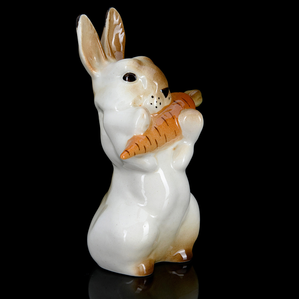 Статуэтка «Заяц с морковкой». ИФЗ - интернет магазин Русь Велика я фото 2