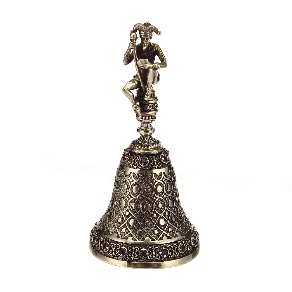 Бронзовый колокольчик «Джокер» - интернет магазин Русь Велика я 