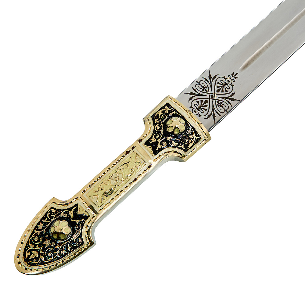 Подарочный набор с кинжалом и рожками для вина «Ирбис» - интернет магазин Русь Велика я фото 3