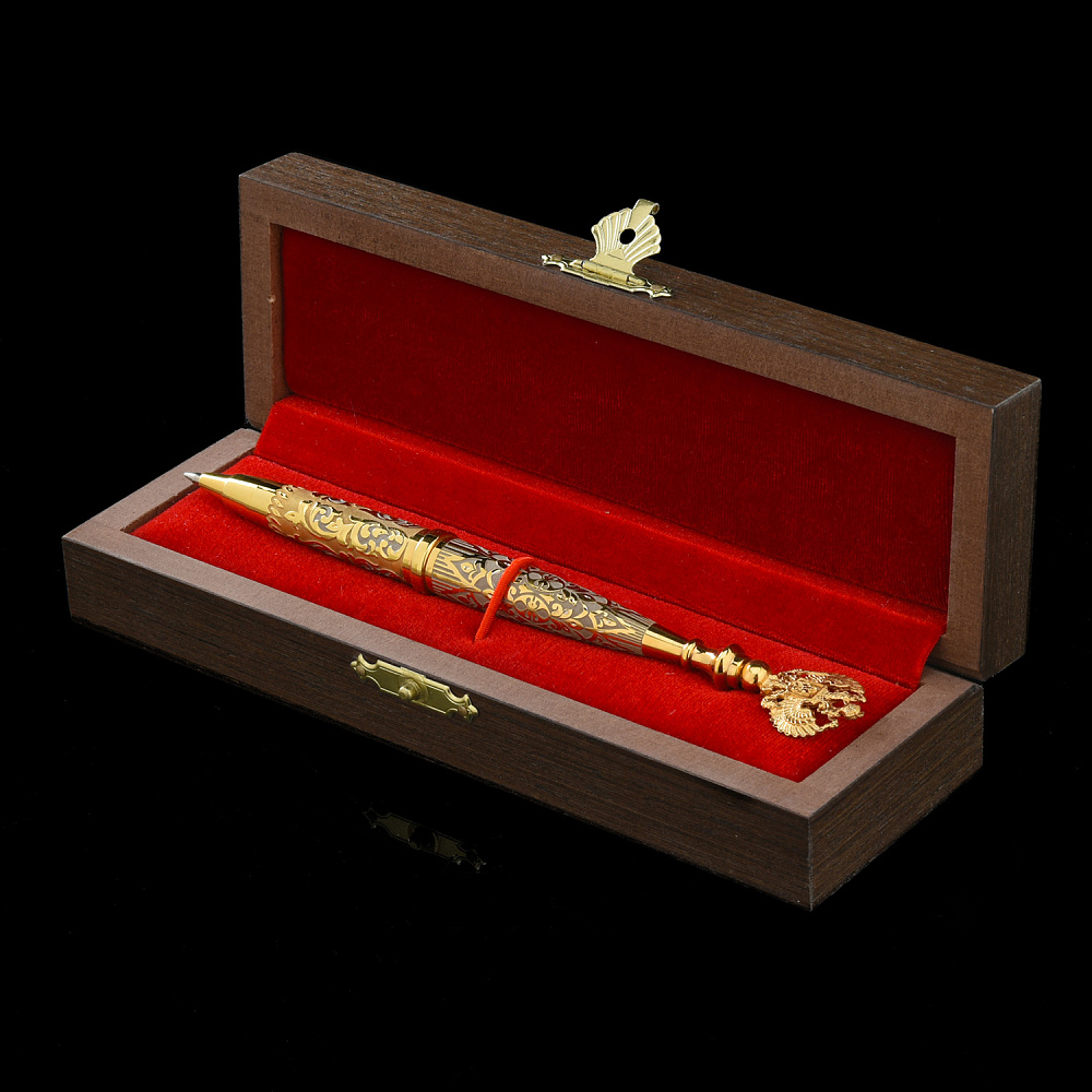 Подарочная шариковая ручка «Герб РФ». Златоуст - интернет магазин Русь Велика я фото 4