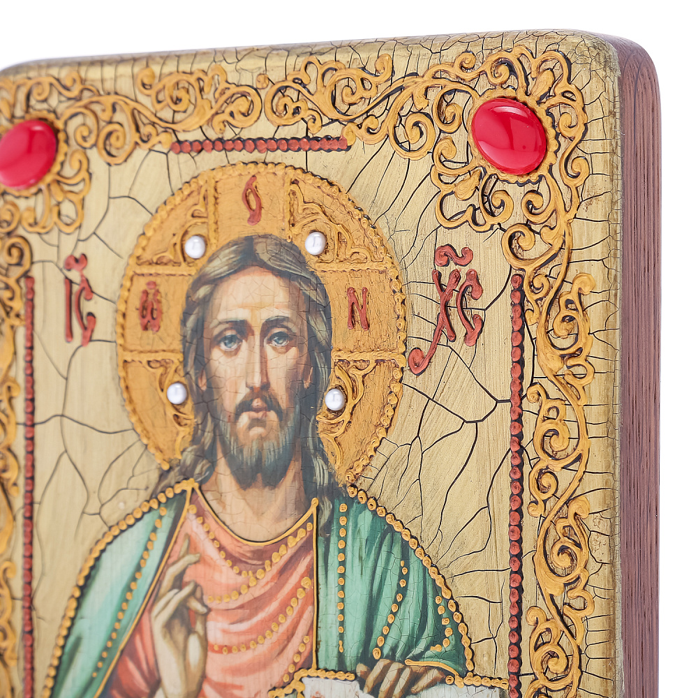 Венчальная пара икон «Божья Матерь Казанская и Вседержитель» - интернет магазин Русь Велика я фото 5