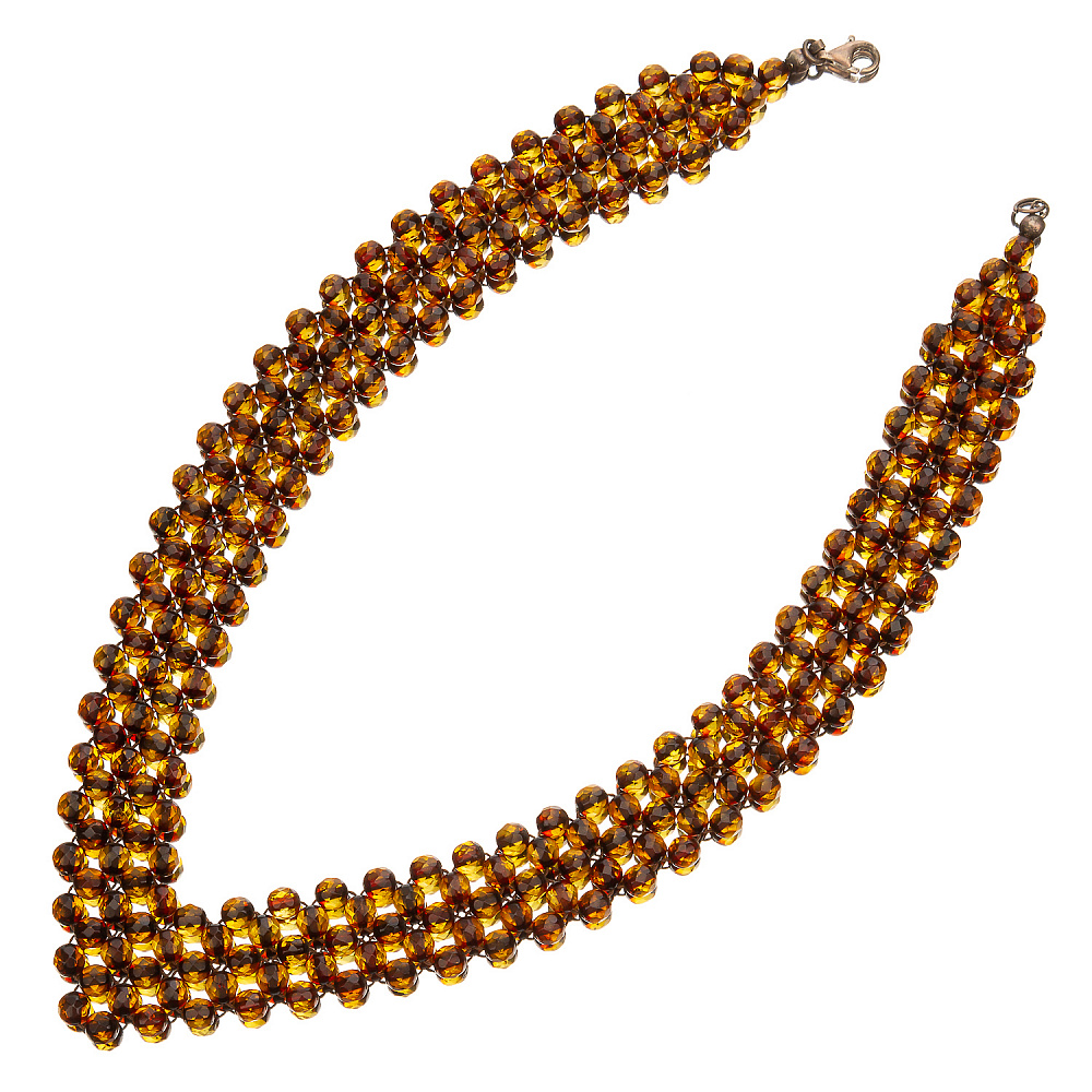 Колье из натурального янтаря. Вес 23,5 г - интернет магазин Русь Велика я 