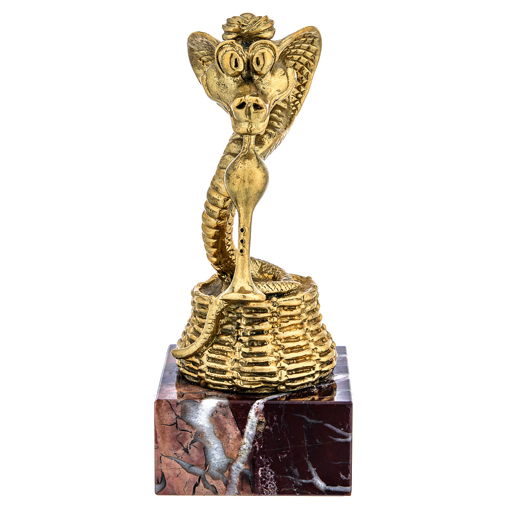 Змея Символ года 2025. Бронзовая статуэтка «Змея» - интернет магазин Русь Велика я фото 1