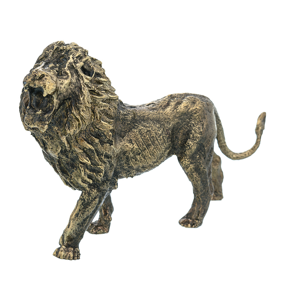 Бронзовая статуэтка «Лев» - интернет магазин Русь Велика я фото 1