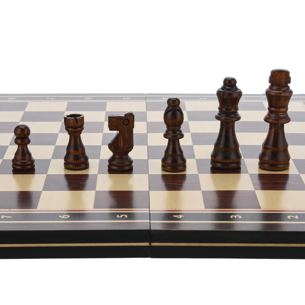 Шахматы-нарды-шашки деревянные «Фаби» 50х25 см - интернет магазин Русь Велика я фото 5