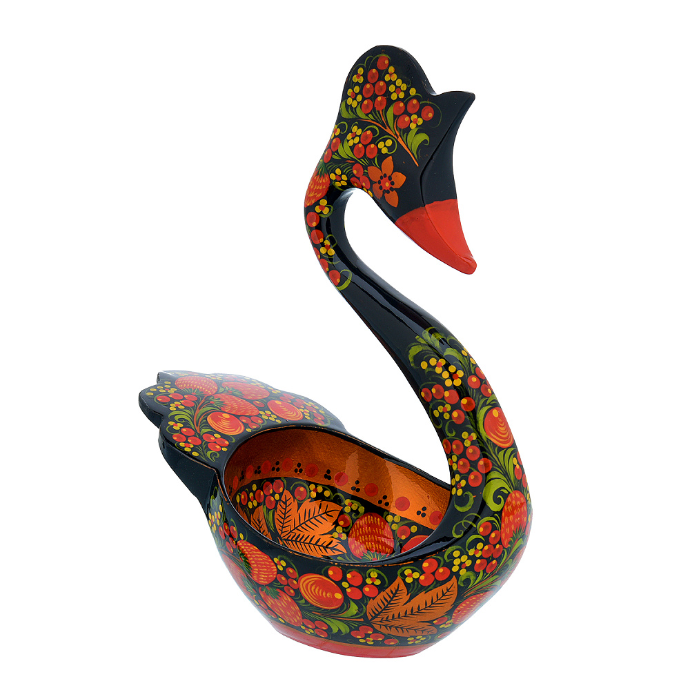 Братина «Лебедь». Хохлома - интернет магазин Русь Велика я фото 2