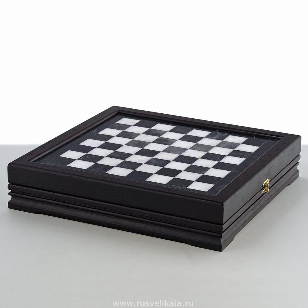 Шахматы из камня 33x33 см - интернет магазин Русь Велика я фото 5