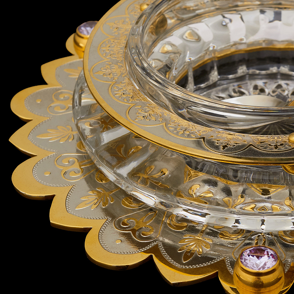 Икорница с крышкой. Златоуст - интернет магазин Русь Велика я фото 4