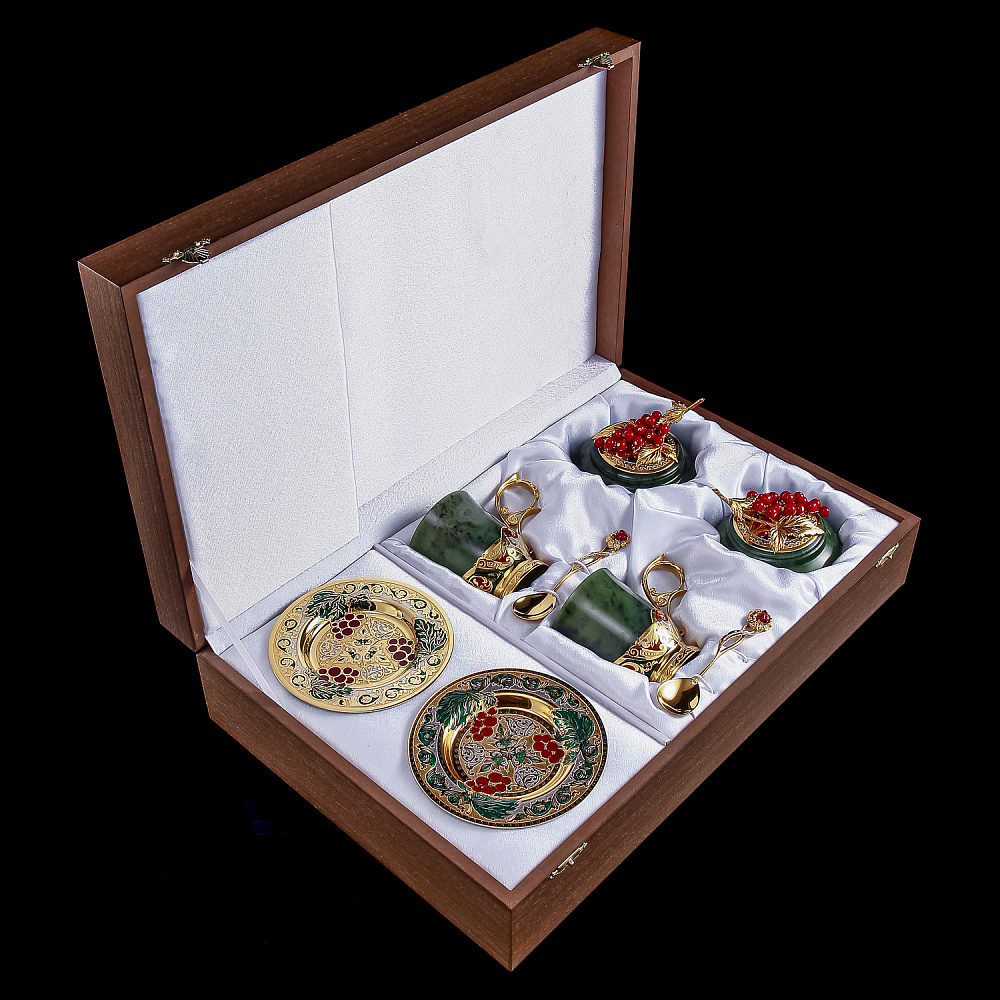 Чайный набор на 2 персоны «Красная смородина». Златоуст - интернет магазин Русь Велика я фото 8