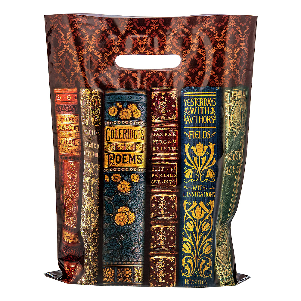 Пакет подарочный «Книги» 30х40 см - интернет магазин Русь Велика я 