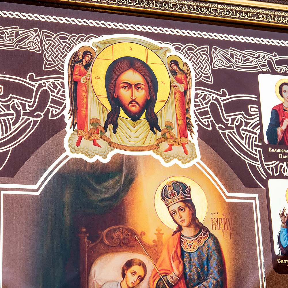 Панно «Святые врачи» 37х47 см - интернет магазин Русь Велика я фото 2