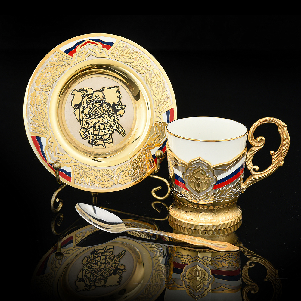 Кофейный набор «Боец». Златоуст - интернет магазин Русь Велика я 