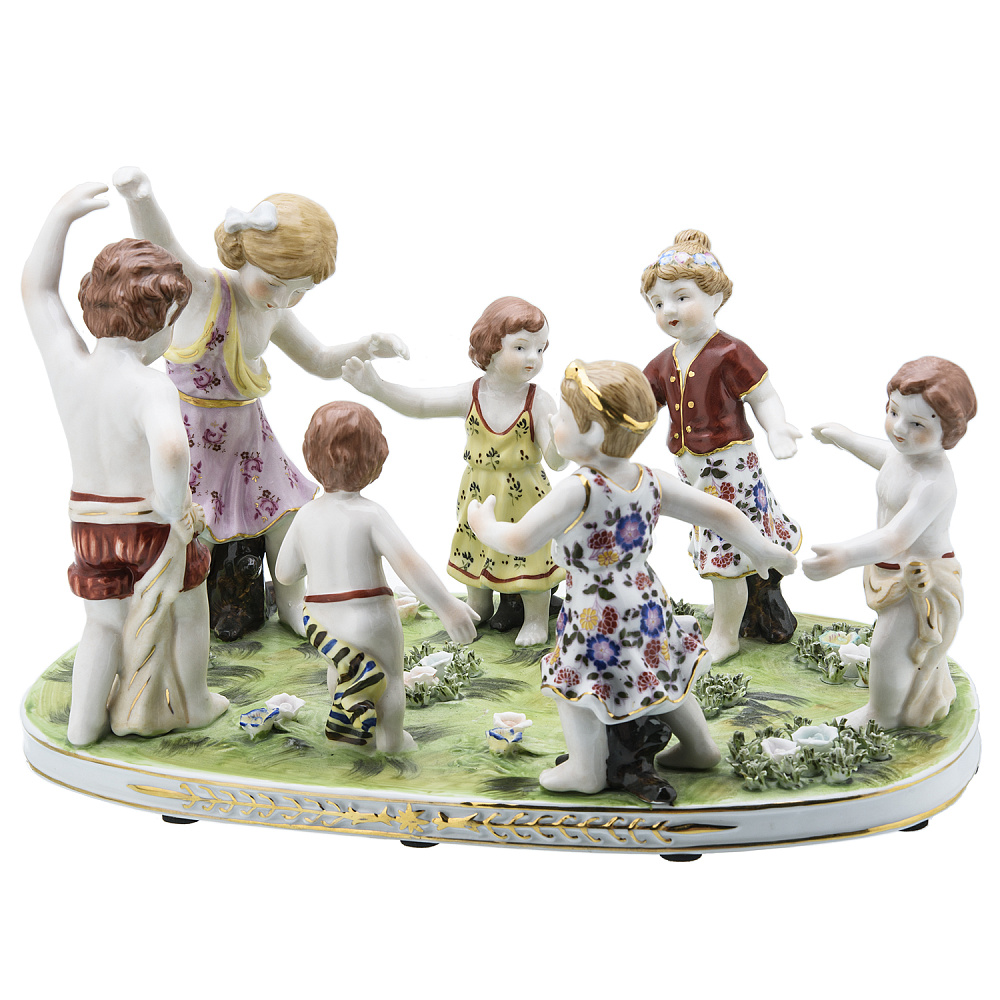 Фарфоровая скульптура «Хоровод» - интернет магазин Русь Велика я 