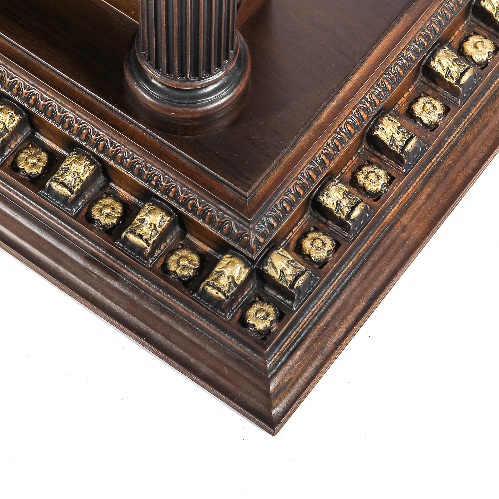 Деревянные резные часы «Тайная вечеря». Высота 104 см - интернет магазин Русь Велика я фото 5