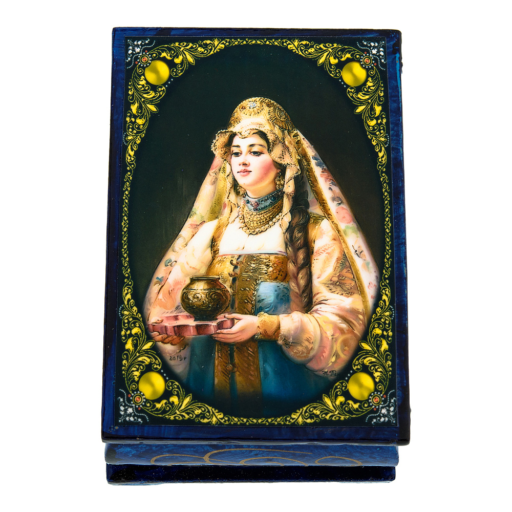 Шкатулка «Женский портрет» - интернет магазин Русь Велика я 