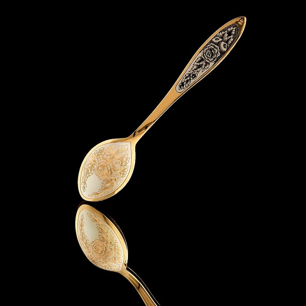 Столовый набор «Эгоист №14» на 1 персону. Серебро 925* - интернет магазин Русь Велика я фото 8