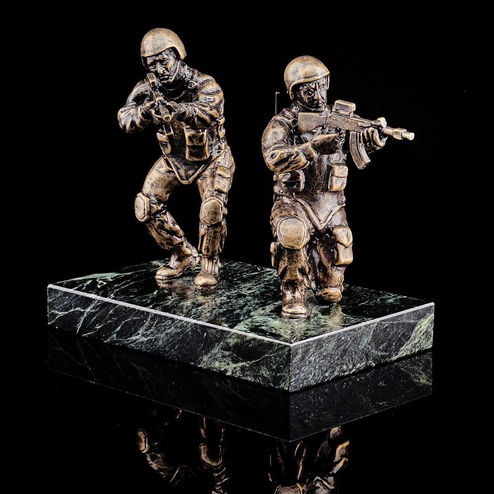 Бронзовая статуэтка «Спецназ-антитеррор» - интернет магазин Русь Велика я фото 1