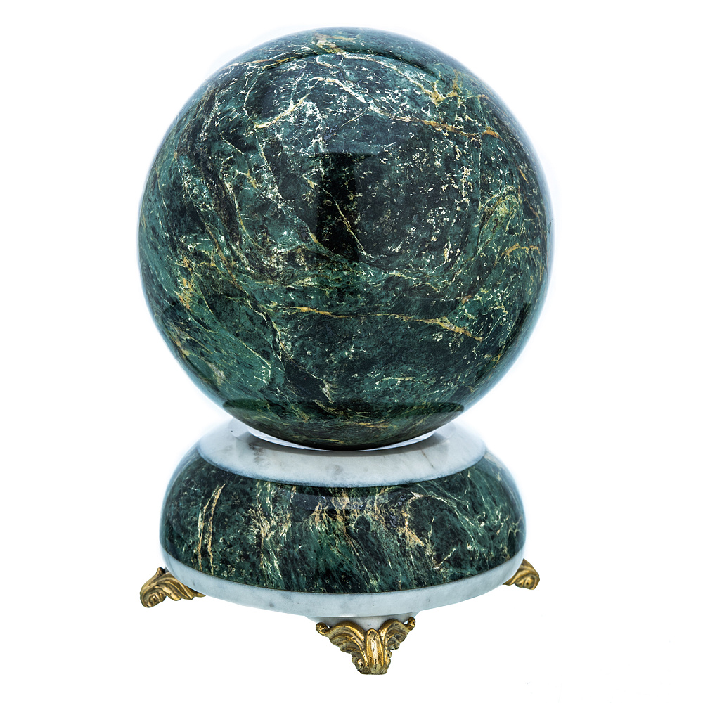 Часы настольные из камня «Шар» - интернет магазин Русь Велика я фото 2