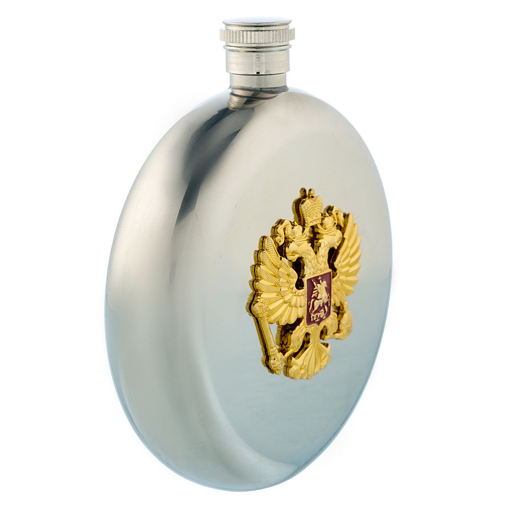 Фляга «Герб РФ» - интернет магазин Русь Велика я фото 1