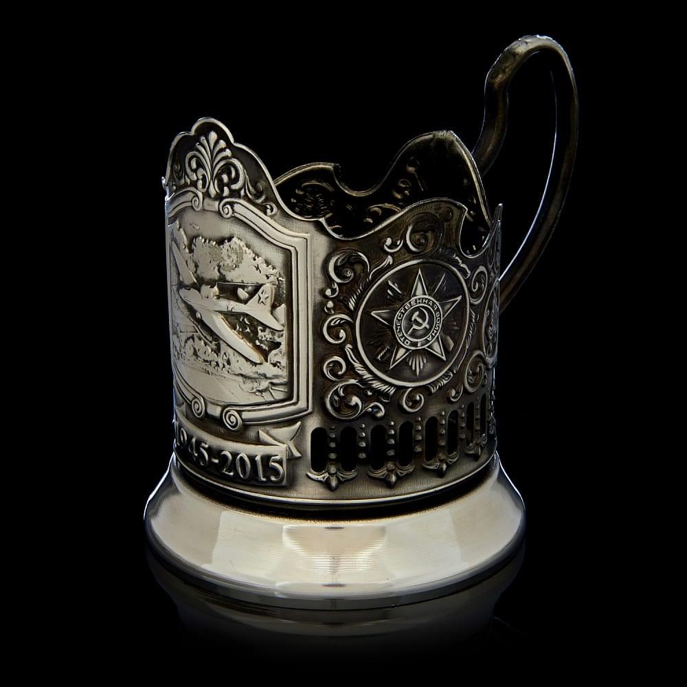 Подстаканник «Победа. 70 лет. Самолет» - интернет магазин Русь Велика я фото 4