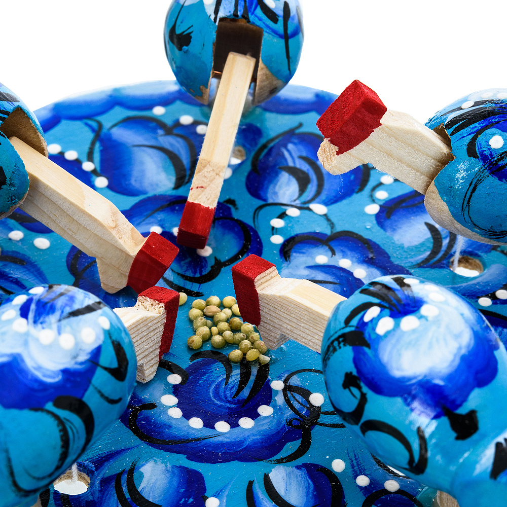 Деревянная игрушка «Курочки клюют зерно» - интернет магазин Русь Велика я фото 3