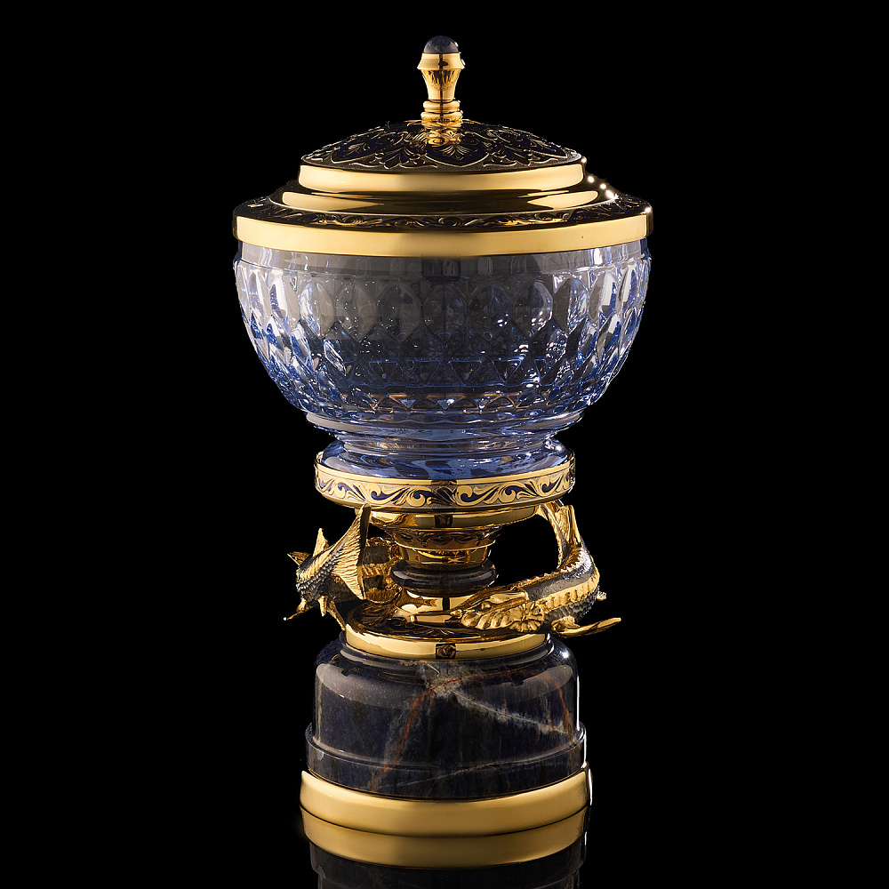 Икорница со стопками «Дары моря». Златоуст - интернет магазин Русь Велика я фото 1