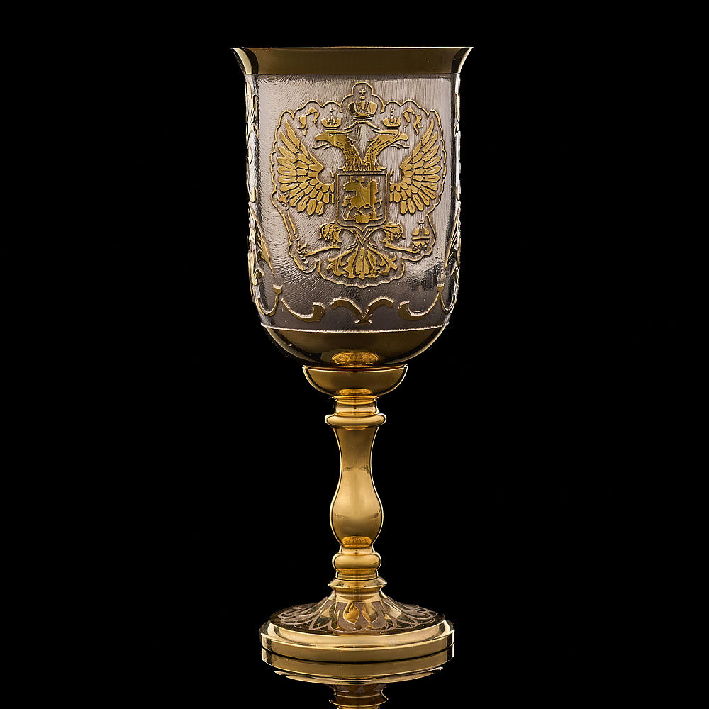 Питейный водочный набор на 3 персоны «Герб РФ». Златоуст - интернет магазин Русь Велика я фото 2