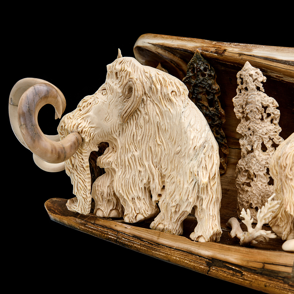 Скульптура из бивня мамонта «Ледниковый период» - интернет магазин Русь Велика я фото 4