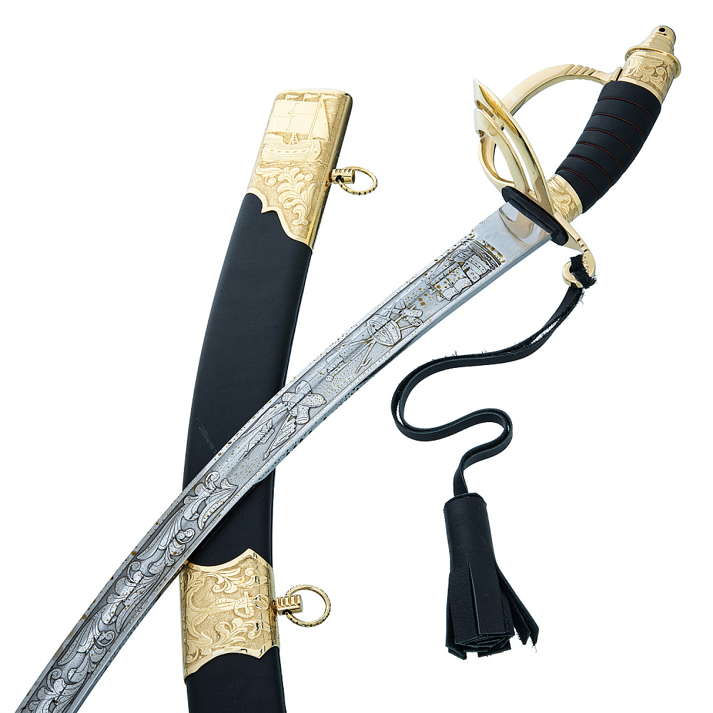 Сабля сувенирная морская «Абордажная» - интернет магазин Русь Велика я 