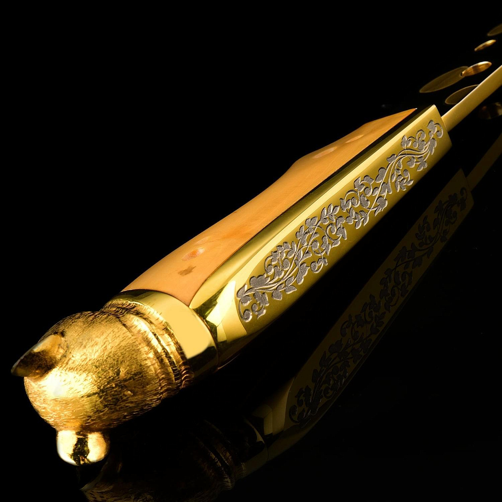 Нож сувенирный «Мышка» на подставке. Златоуст - интернет магазин Русь Велика я фото 6