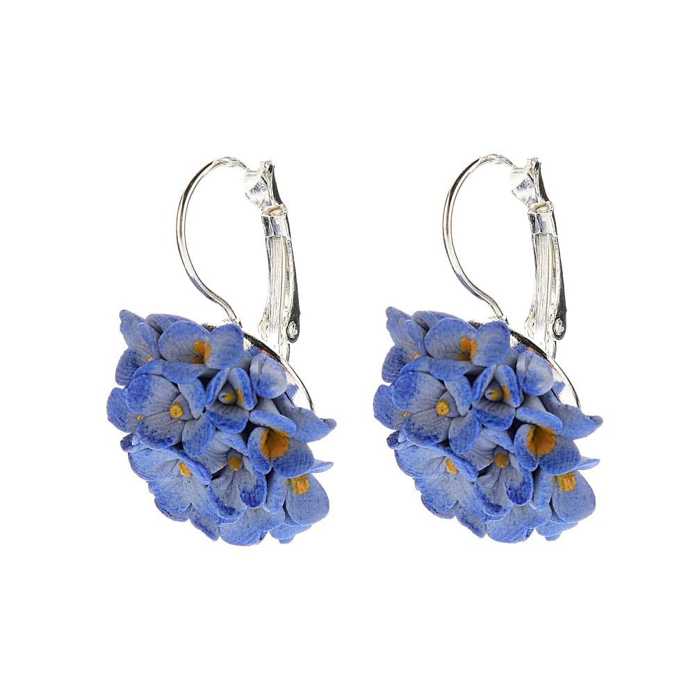 Серьги «Цветы» с фарфоровой лепкой - интернет магазин Русь Велика я фото 9