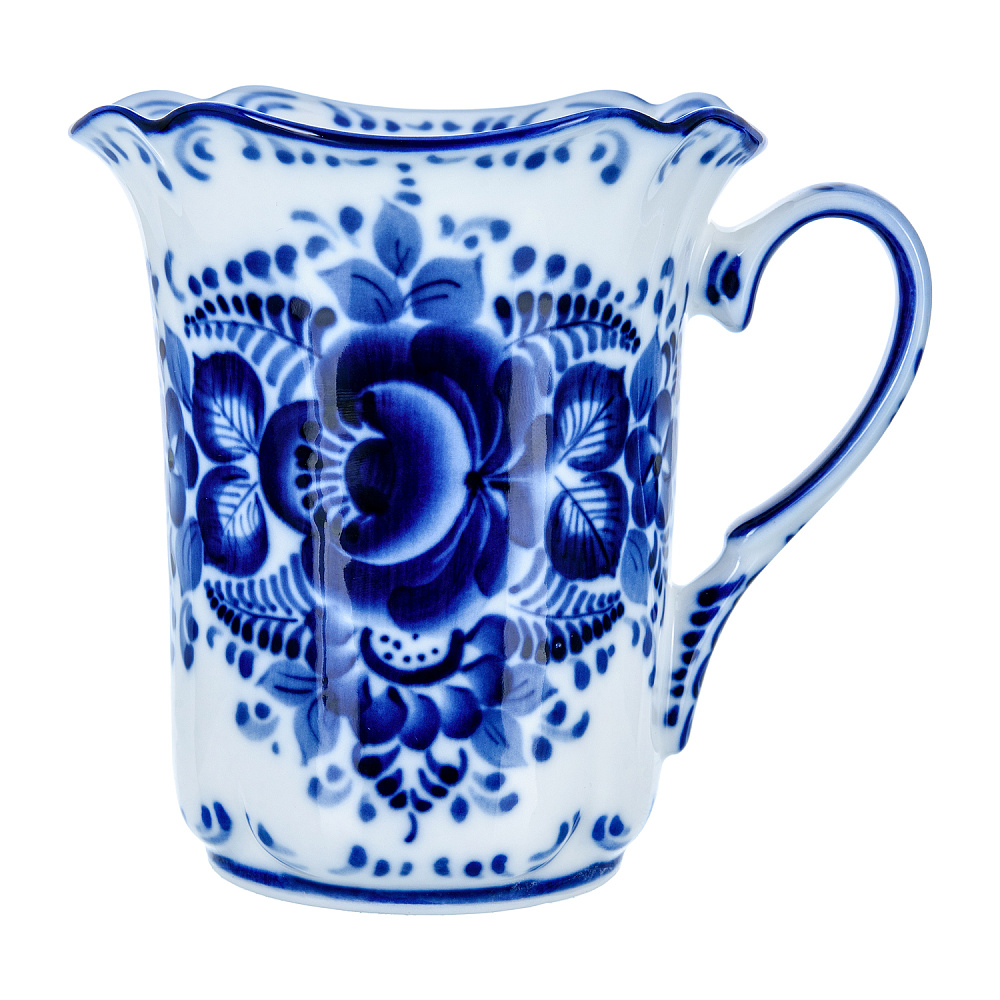 Чайный бокал «Колокольчик». Гжель - интернет магазин Русь Велика я 