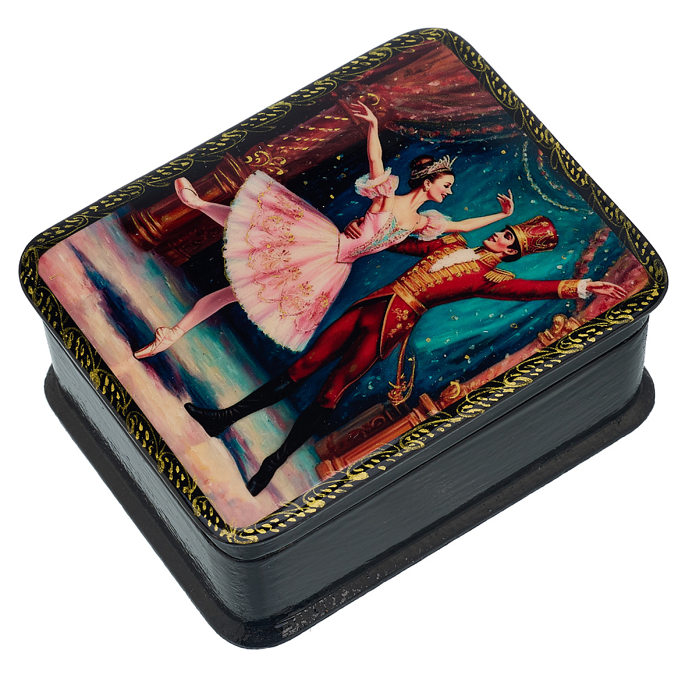 Шкатулка из папье-маше «Балет» - интернет магазин Русь Велика я фото 1