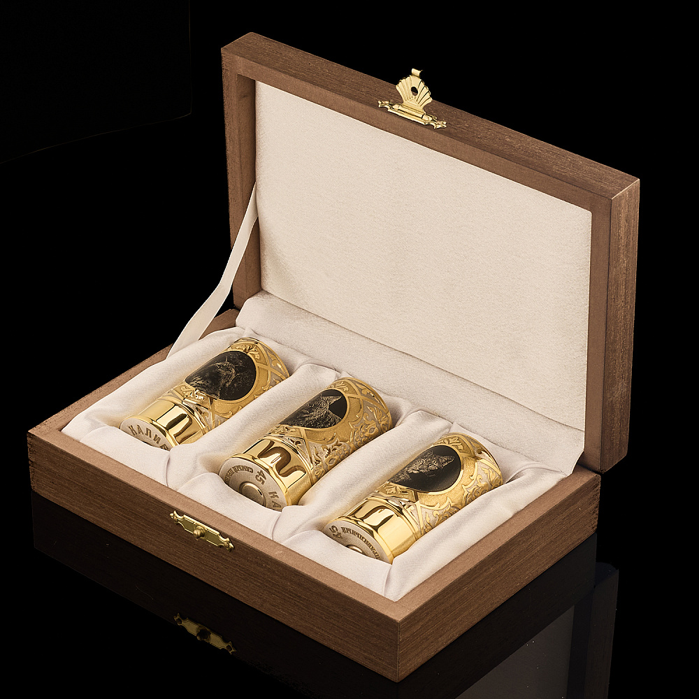 Набор стопок-гильз «Рысь». Златоуст - интернет магазин Русь Велика я фото 4