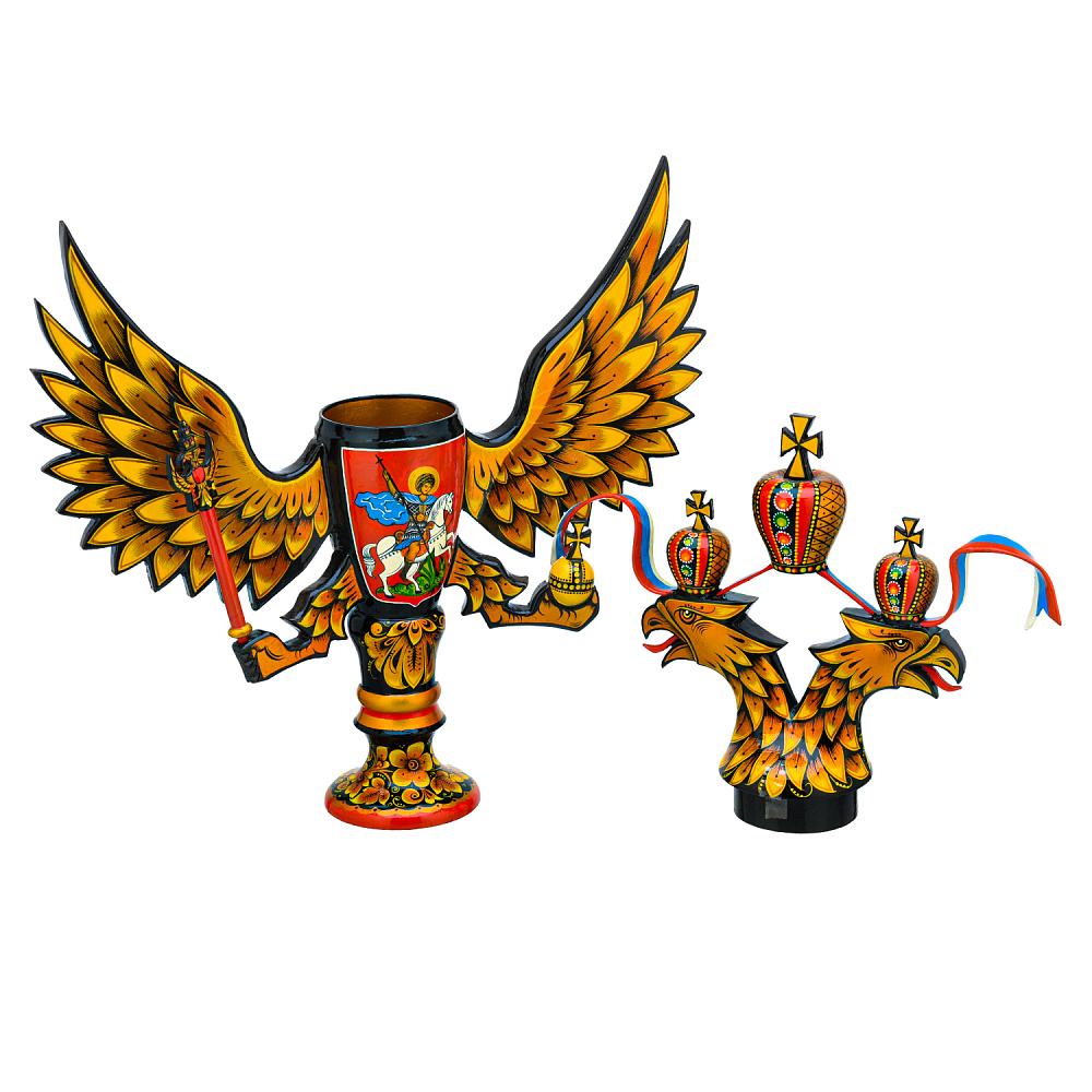 Кубок «Герб». Хохлома - интернет магазин Русь Велика я фото 2