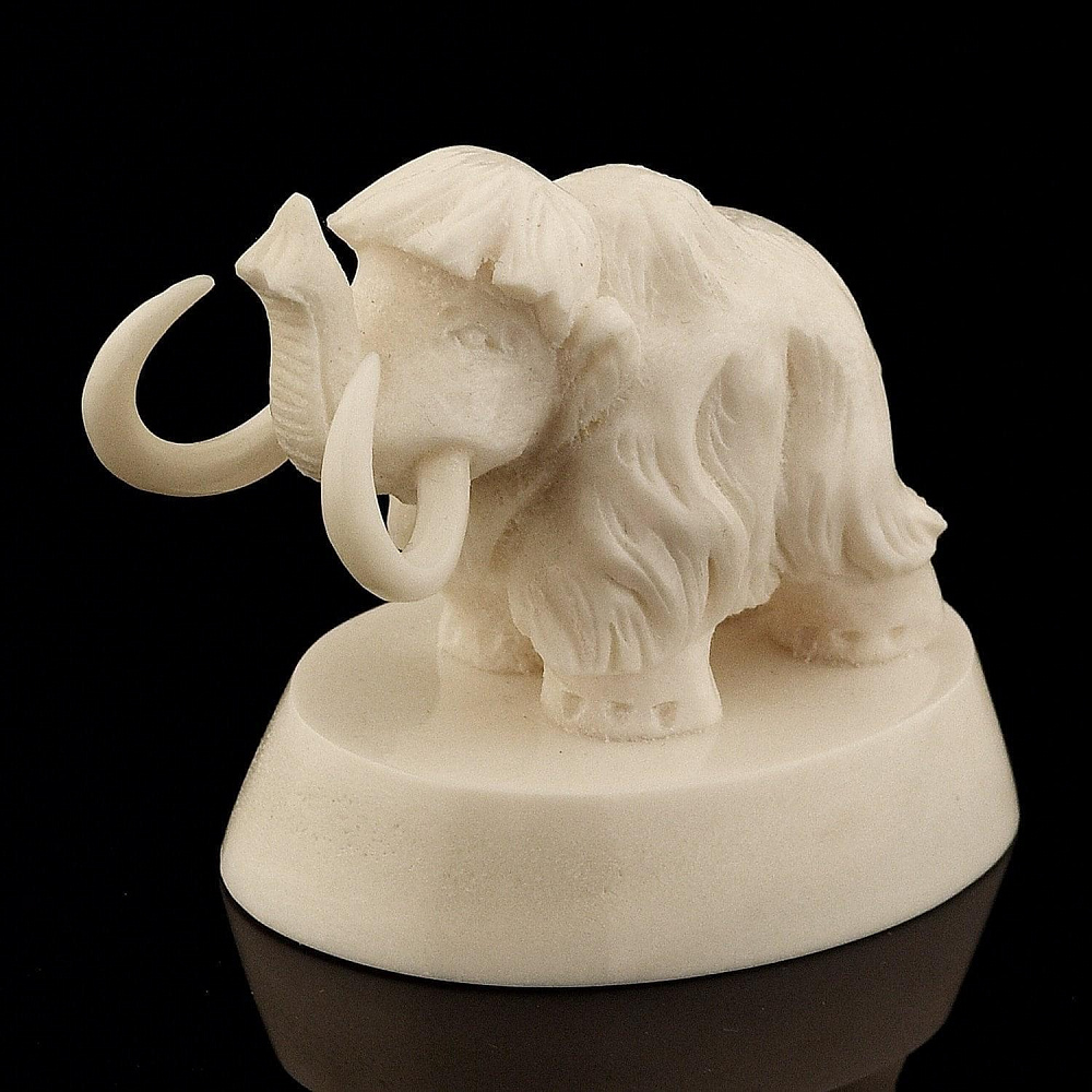 Статуэтка из рога лося «Шерстистый мамонт» - интернет магазин Русь Велика я 