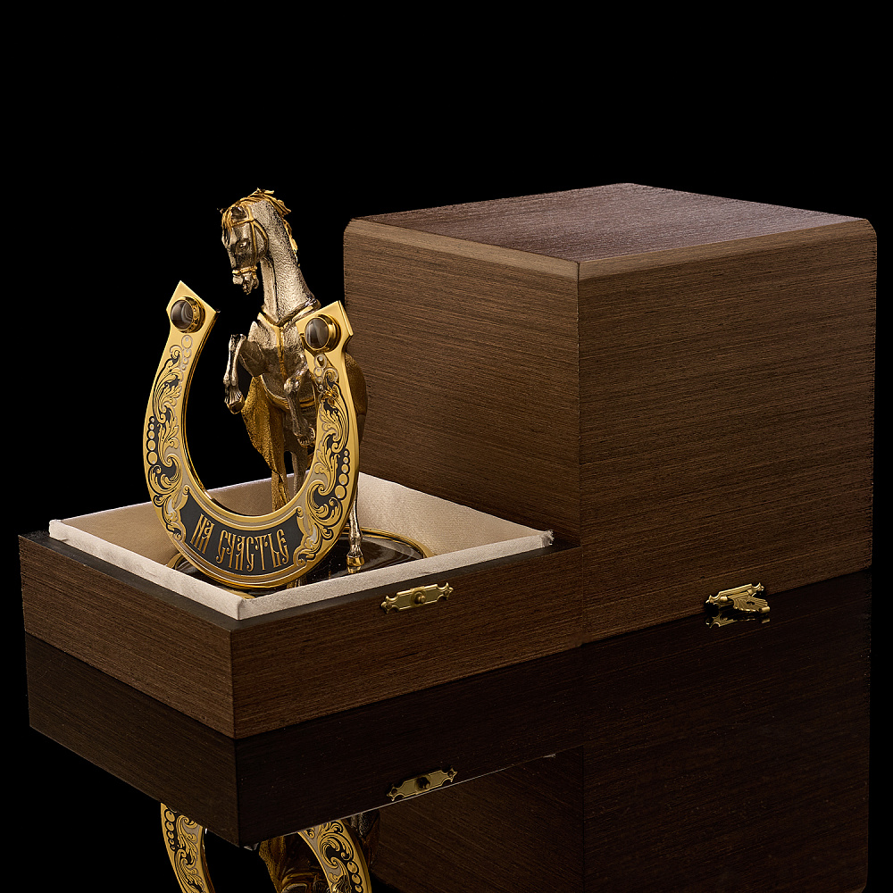 Лошадь Символ 2026 года. Подкова «На счастье». Златоуст - интернет магазин Русь Велика я фото 4