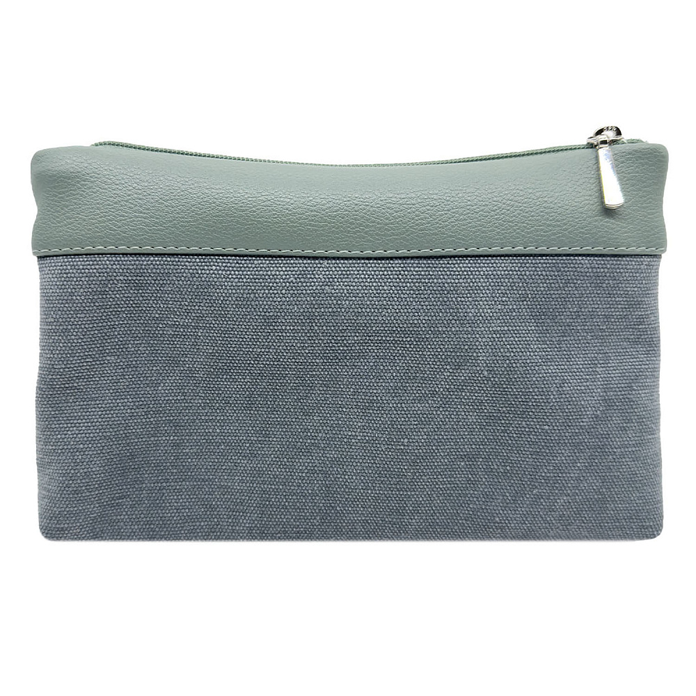 Косметичка «Летний сад». Цвет морской волны с вышивкой - интернет магазин Русь Велика я фото 4