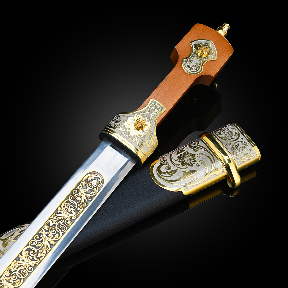 Кинжал сувенирный с золочением - интернет магазин Русь Велика я 